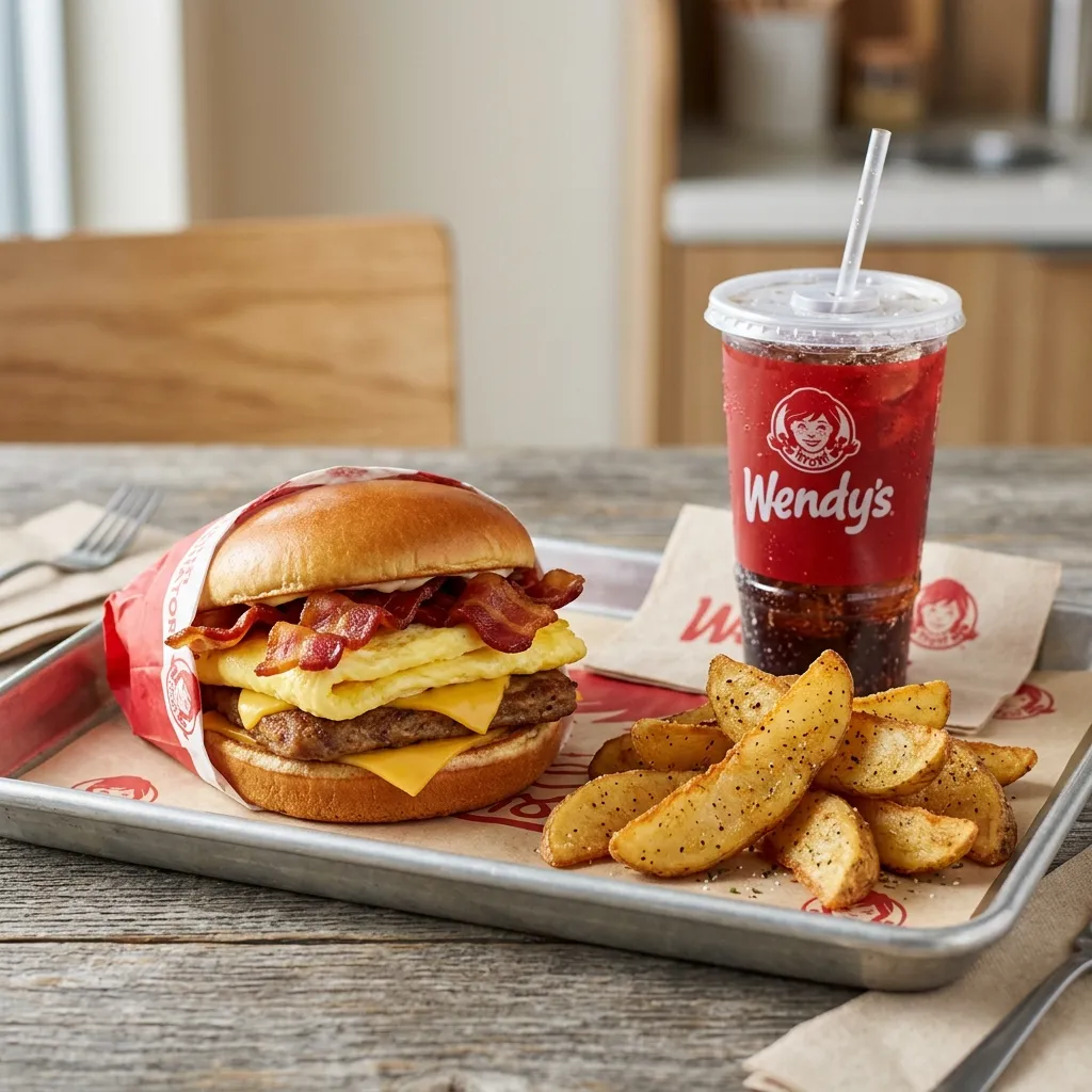 Wendy's Breakfast Baconator Combo
