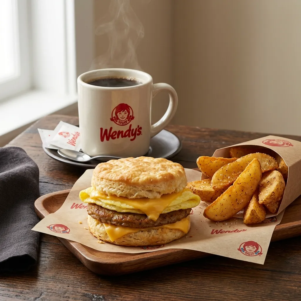 Sausage Egg and Cheese Biscuit Combo